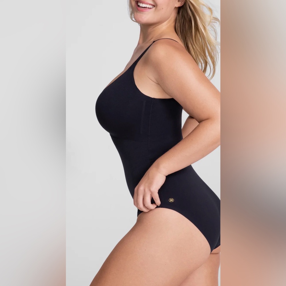 NWT HONEYLOVE Liftwear Cami Bodysuit black sz M